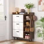 Sola Shoe Storage Cabinet - Pull-down Drawers