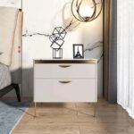 Fera Modern White Nightstand