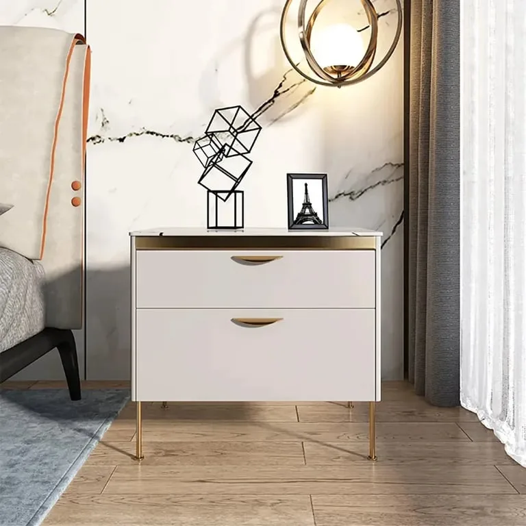 Fera Modern White Nightstand