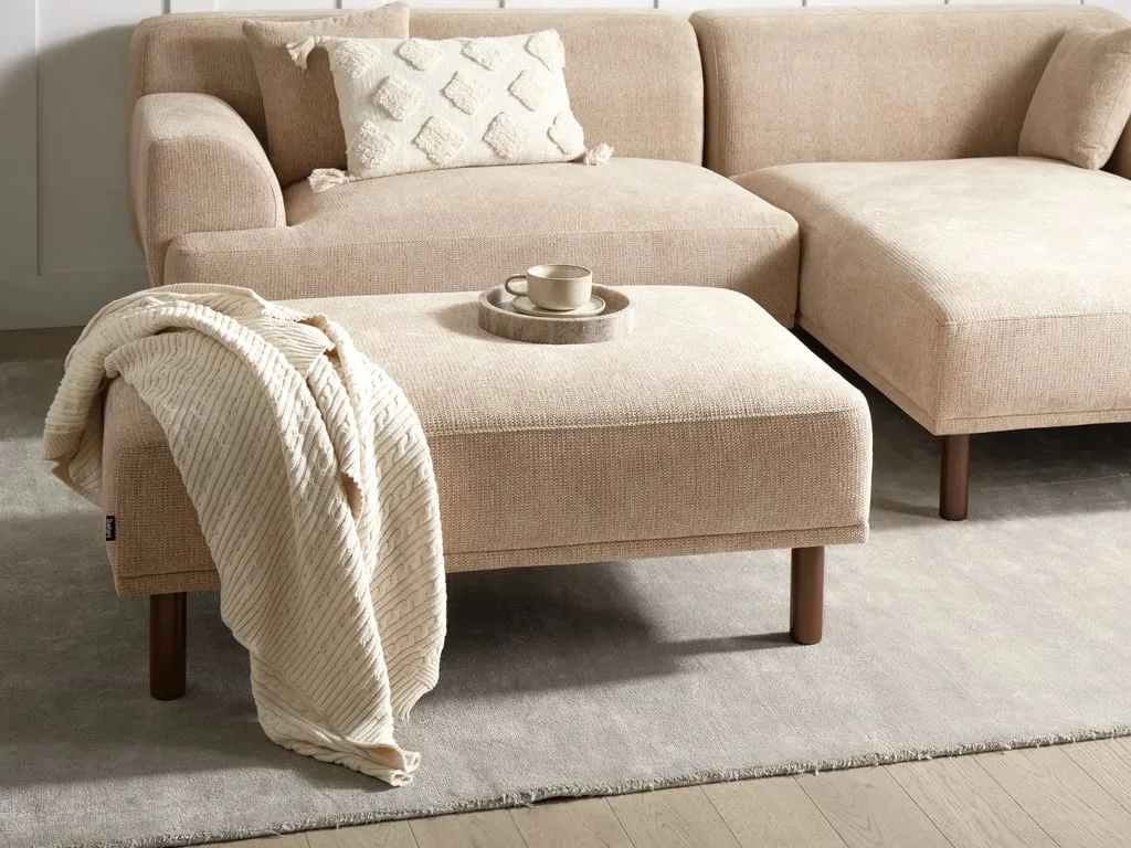 Ottoman Sable - Natural wood
