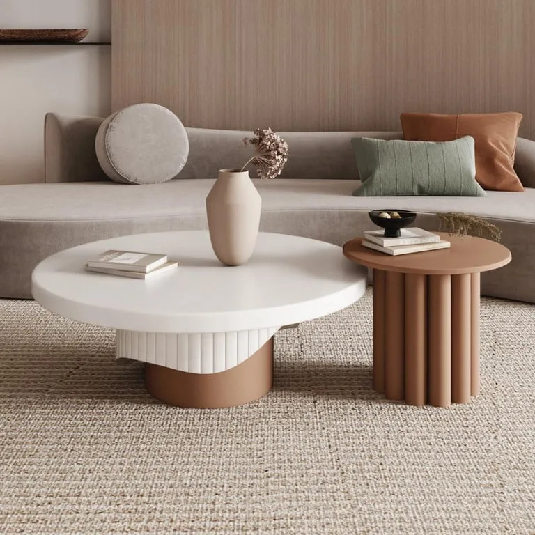 Dovo Natural wood Coffee tables - Set of 2
