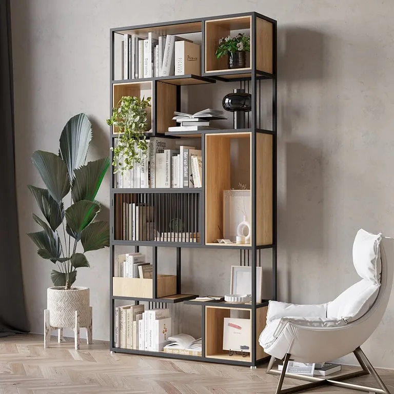 Nairobi Bookcase - Natural Wood
