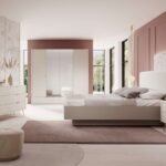 Odette Modern Bedroom Set – Upholstered Bed, Hinged Wardrobe