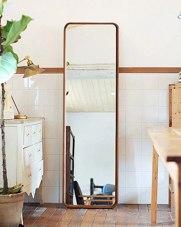 Zady Wood Framed Full Length Mirror