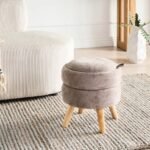 Ottoman Cocoon - Natural wood