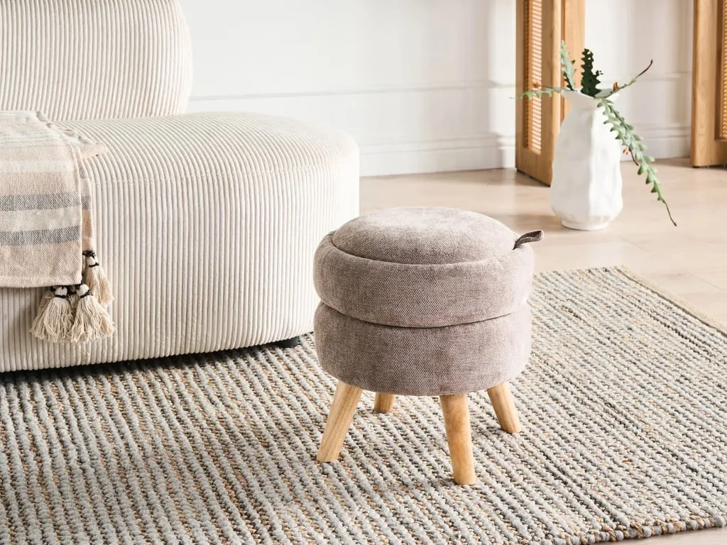 Ottoman Cocoon - Natural wood