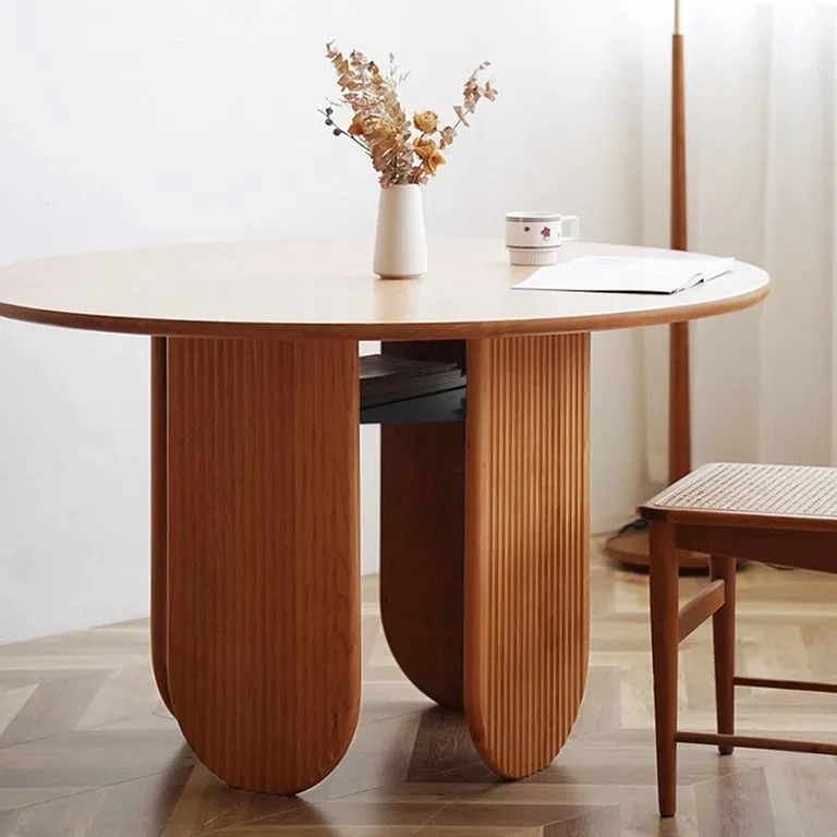 The Crescent Root Dining Table - Natural wood