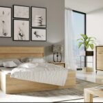Verona Complete Modern Bedroom Set – Natural Wood