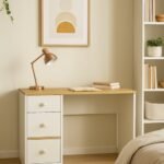 Astra - Natural Wood Study Desk