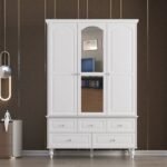 Lakar Natural wood Wardrobe