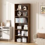 Emedio 6-Tier Open Bookcase