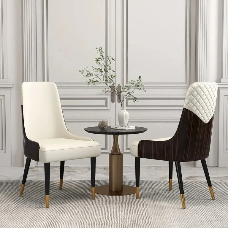 Armani Luxe Dining Chair with Comfortable Upholstery