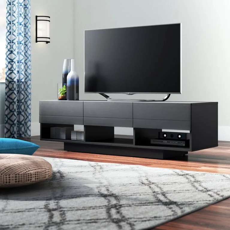 Remo – Sleek Natural Wood TV Stand
