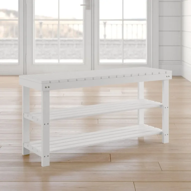 Shami Wood Storage Bench