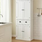 Santa Kitchen Storage Cabinet – Natural Wood with Elegant Minimal Design
