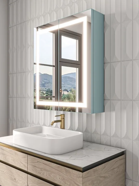 Lustra – LED Bathroom Mirror Cabinet with Multifunctional Storage