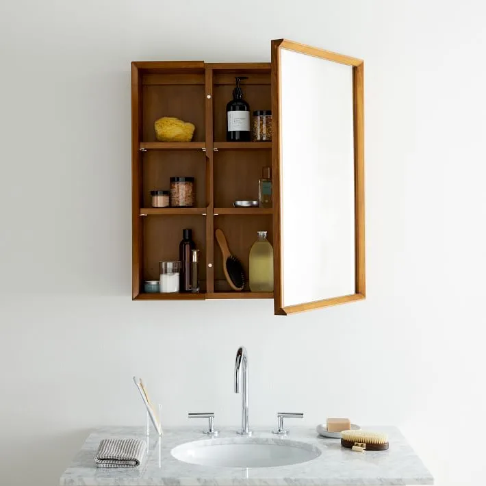 Oscar Mirror Bathroom with Storage Cabinet