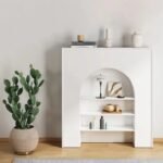 Laserra Bookcase with 3 Shelves - Natural Wood