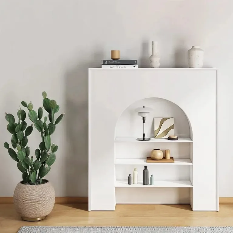 Laserra Bookcase with 3 Shelves - Natural Wood