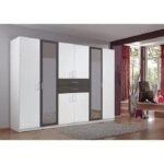 Diver Wardrobe Natural wood with Mirror