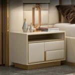 Klasio Nightstand Natural wood - One drawer