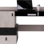Trivo Modern Desk – Natural Wood