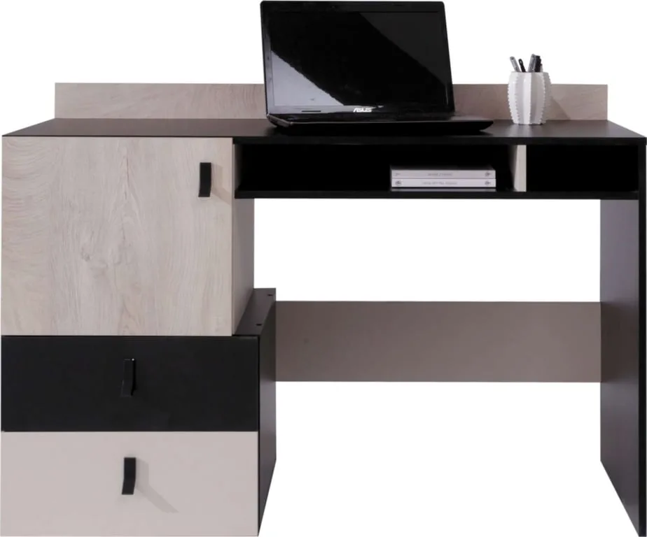 Trivo Modern Desk – Natural Wood