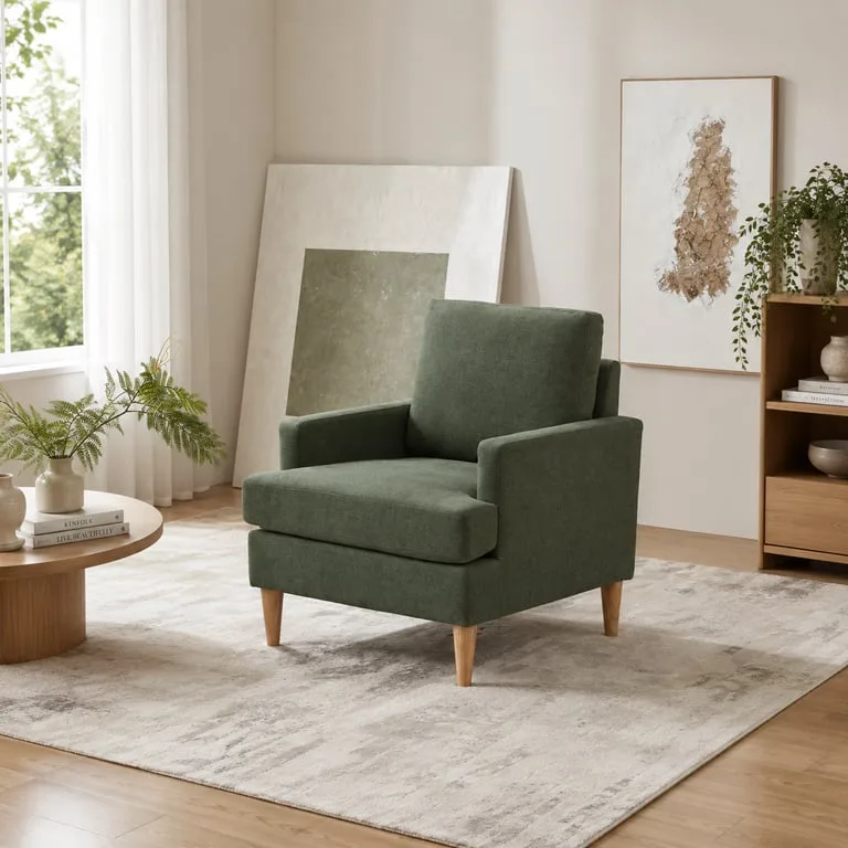 Petite Armchair - Natural Wood.
