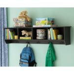Kanga Solid Hanging Wall Shelf | 5 Hooks