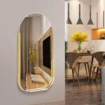 Golden Arc Elegance Wall Mirror