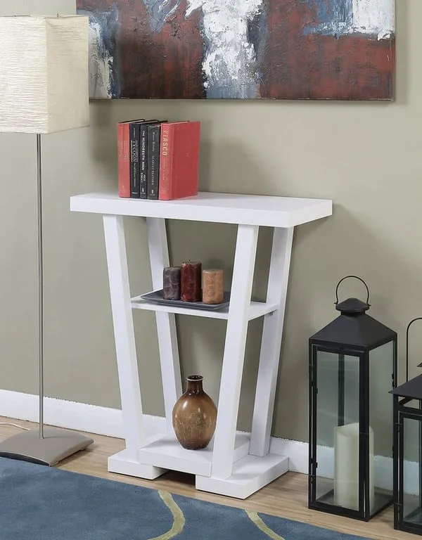 Rika - Modern Console Table - Natural Wood