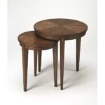 Orofino Natural Wood Side table - Set of 2