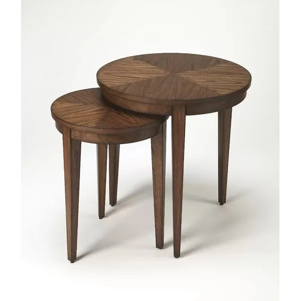 Orofino Natural Wood Side table - Set of 2