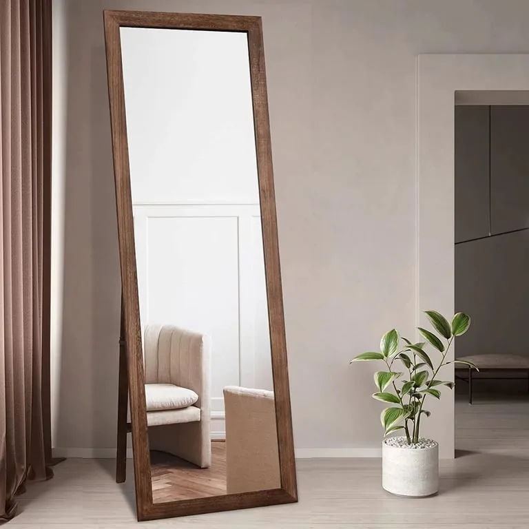 Teren Full Length Mirror - Wood Frame