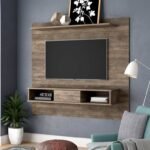 Hawki Natural Wood Floating TV Unit