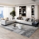 Cavallo L-Shaped Sectional – Natural Wood