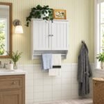 Rivano – Natural Wood Wall-Mounted Bathroom Cabinet