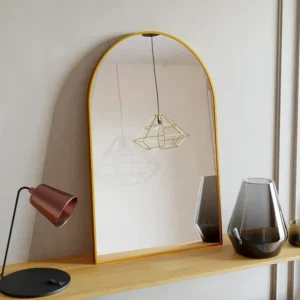 Tacta Wall Mounted Bathroom Mirror with Metal Frame - Image 9