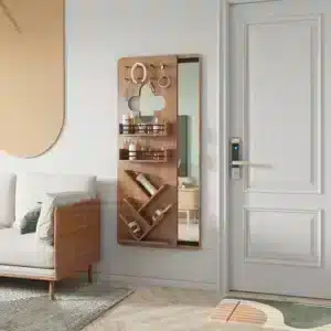 Espanova Shelving Unit and Hanging Wall Mirror - Image 4