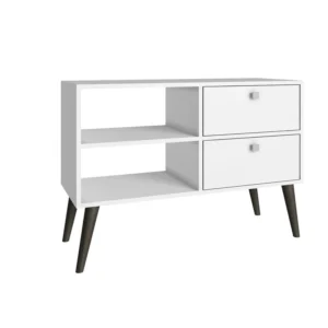 Diva TV Stand for TVs up to 32 inches, White - Image 3