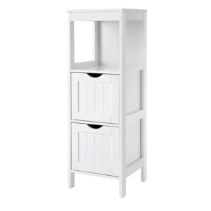 Multifunctional wooden storage cabinet with 2 drawers - Image 6