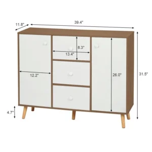 Bookcase storage cabinet - Image 8
