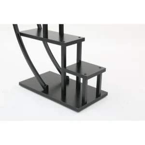 Zona crescent-shaped shelving unit with 10 shelves - Image 12