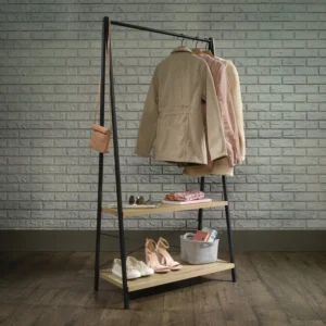 Guru Metal and Wood Clothes Rack and Organizer - Image 15