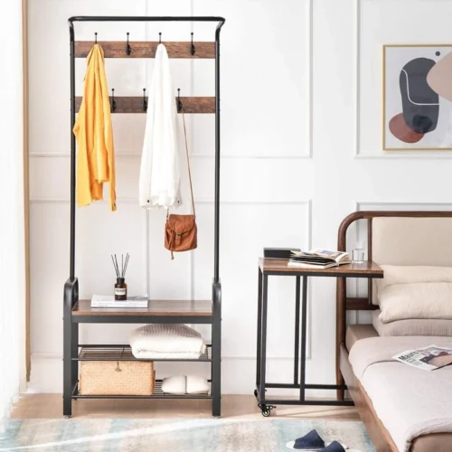 Metado Black Metal Clothes Rack