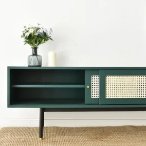 Yata TV unit wood metal base - Image 3