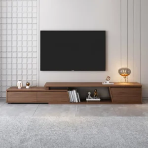 Gravi TV unit, wood, 3 drawers - Image 2