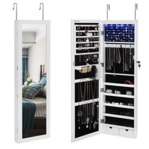 Askin Jewelry and Accessories Cabinet with Mirrors - Image 5