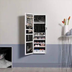 Askin Jewelry and Accessories Cabinet with Mirrors - Image 7