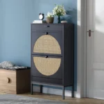 Duval Modern 2-Tier Flip-Up Shoe Rack